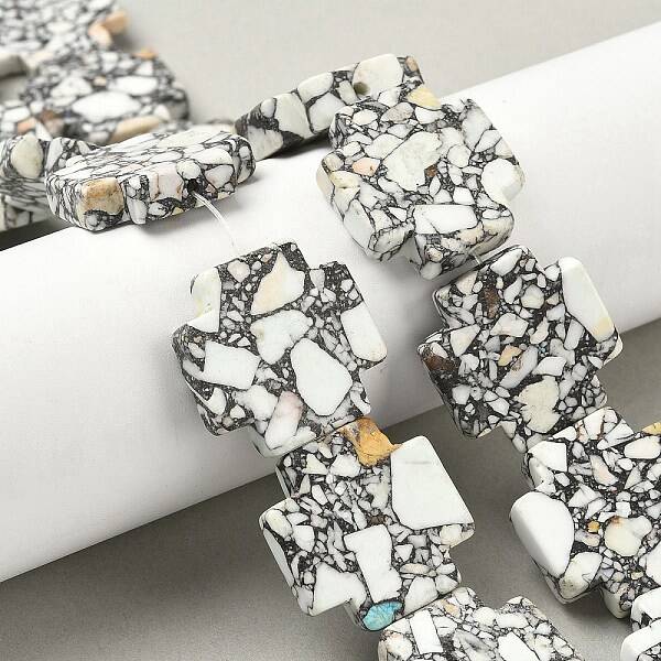 Dyed Synthetic Turquoise Beads Strands