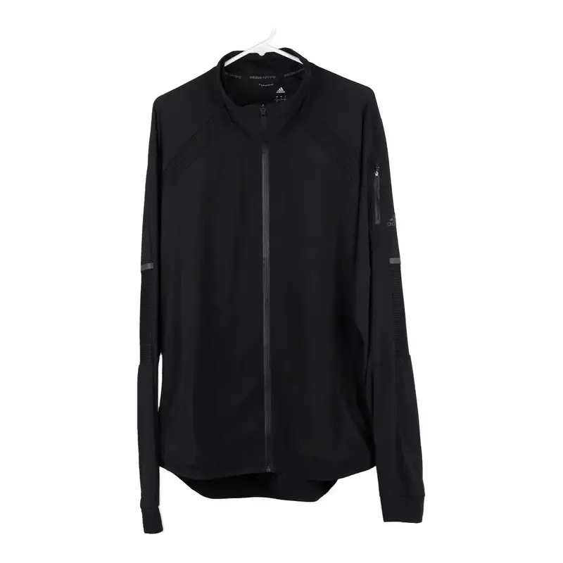 Adidas Jacket - Large Black Polyester