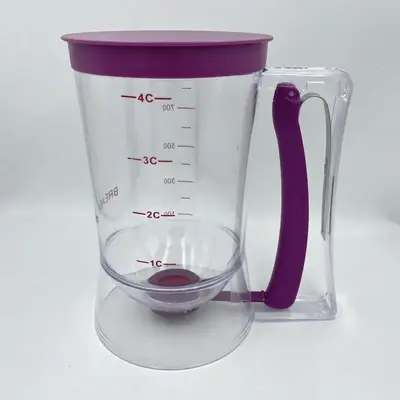 Handheld Funnel Dispenser, Cupcake Batter Dispenser with Handle, Durable Kitchen Baking Utensil for DIY, Household Kitchen Pr...