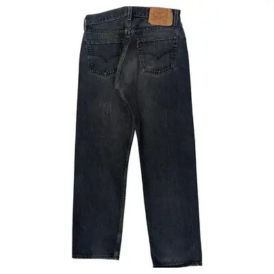 501 Levis Jeans - 31W 31L Black Cotton