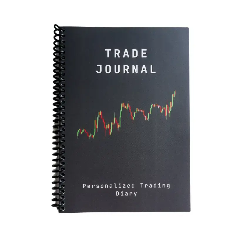 Daily trade journal for stock market tracking – Perfect for traders – 90-day trade log with strategy pages & reflections ...