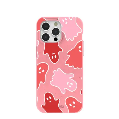 Bubblegum Pink Phantom Pals iPhone 15 Pro Max Case