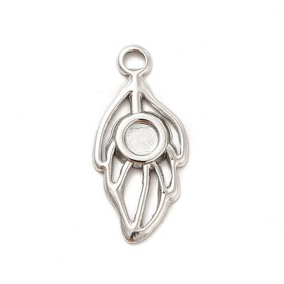 Non-Tarnish 304 Stainless Steel Pendant Cabochon Settings