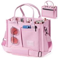 BABYSUN Canvas Tote Bag with Pockets Work Handbag for Women Fashionable Crossbody Bag Everything Shoulder Bag Everyday Satche...