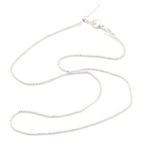 Adjustable Slider Brass Ball Chain Necklaces for Men Women