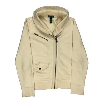 Ralph Lauren Zip Up - Small Cream Cotton