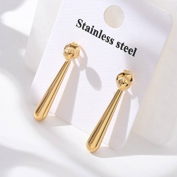 304 Stainless Steel Stud Earrings