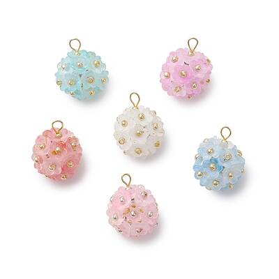 Frosted Transparent Acrylic Pendants
