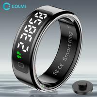 COLMI R12 Smart Ring Waterproof Smart Ring,Fahinable Wireless Ring Compatible with iOS & Android for Men & Women,Men Gifts,Fi...