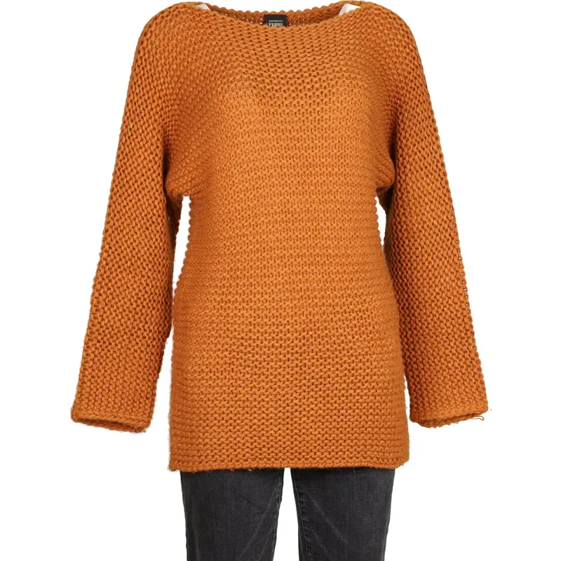 Gianfranco Ferre Jeans Jumper - XL Orange Acrylic Blend