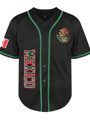 Men's Contrast Binding Short Sleeve Baseball Jersey, Casual Button Front Baseball Top for Spring & Fall, Fashion Men's Sports...