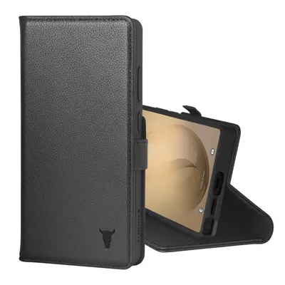 Samsung Galaxy S26 Ultra Leather Wallet Case (with Stand Function) - Black