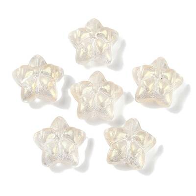 Transparent Spray Paint Glass Beads