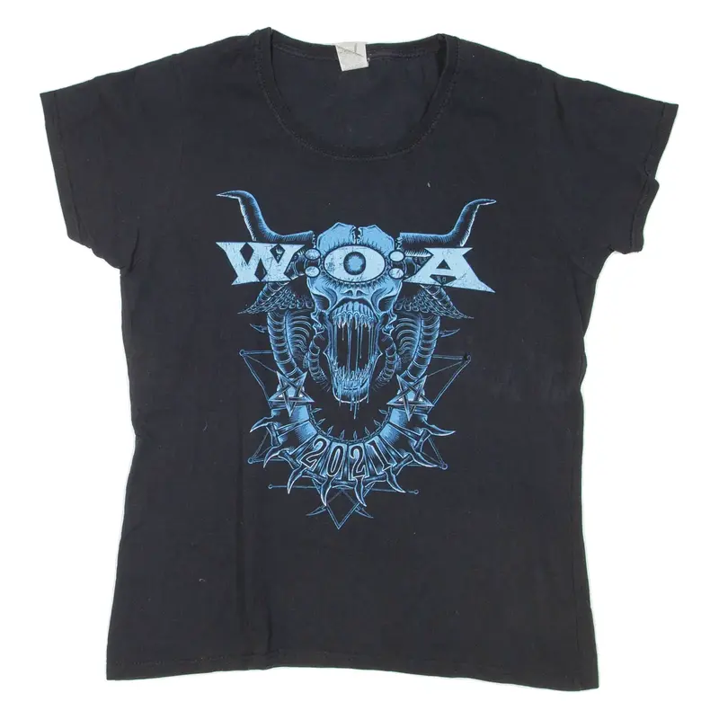 FRUIT OF THE LOOM Womens T-Shirt Black L