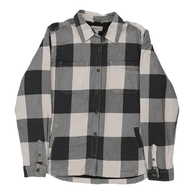Carhartt Checked Overshirt - XL Block Colour Cotton Blend