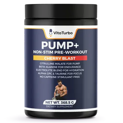 Pump + Non-Stim Pre-Workout (Cherry Blast) - 368.5 Grams