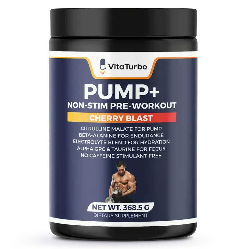 Pump + Non-Stim Pre-Workout (Cherry Blast) - 368.5 Grams