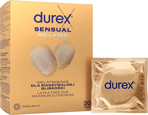 Durex Sensual No Latex Preservatives 20 Pcs