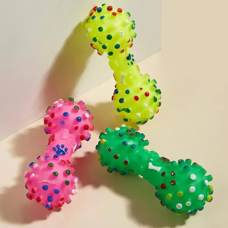 Bone Shaped Pet Toy, 1 Count Dog Chew Toy, Squeaky Interactive Pet Toy for Dog & Cat