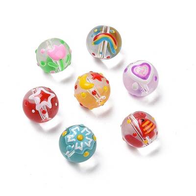 Handmade Glass Enamel Beads Strands