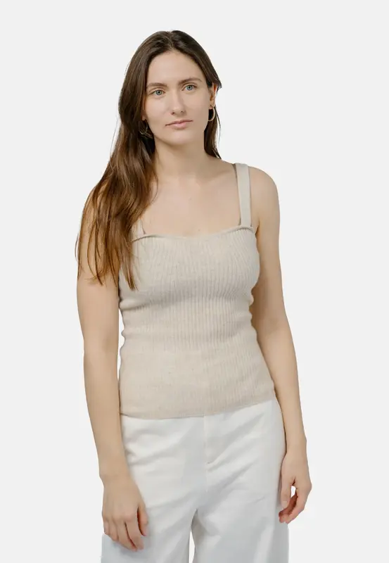 Ulaanbaatar Strap Top Off White | Size: M