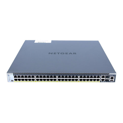 Netgear GSM4352PA-100NES | 48 x Ports PoE+ 10/100/1000Base-T + 2 x SFP+ Ports + 2 x SFP Ports Layer 3 Managed 1U Rack-mountab...
