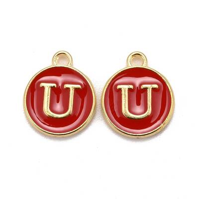Golden Plated Alloy Enamel Charms