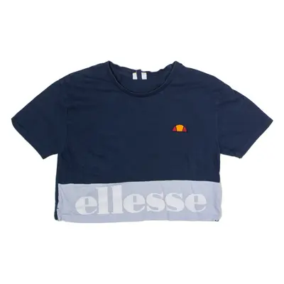 ELLESSE Womens T-Shirt Blue Crew Neck UK 8