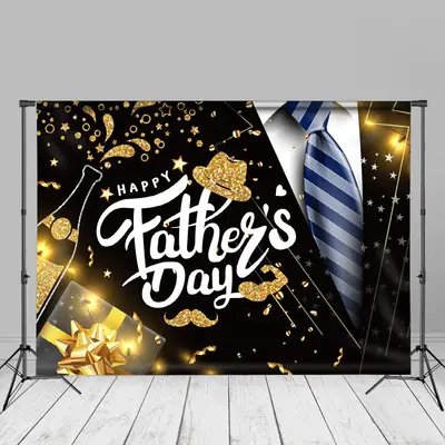 Gentleman Suit Gold Gift Fathers Day Backdrop Diy - Aperturee