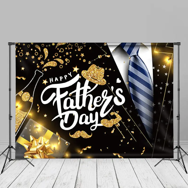 Gentleman Suit Gold Gift Fathers Day Backdrop Diy - Aperturee