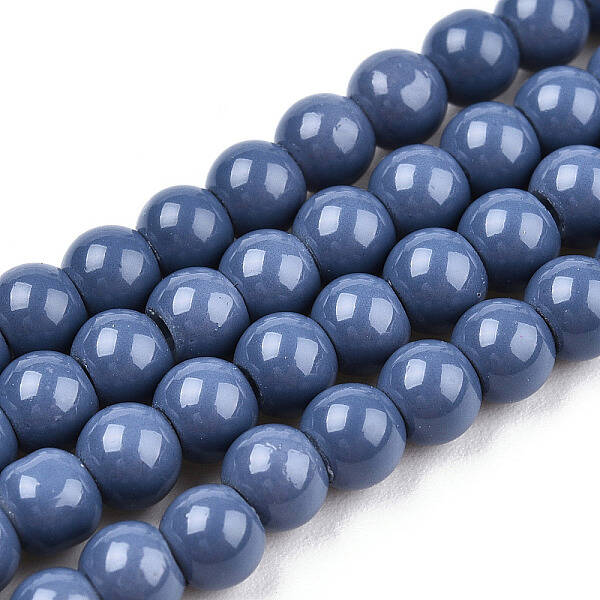 Painted Glass Bead Strands