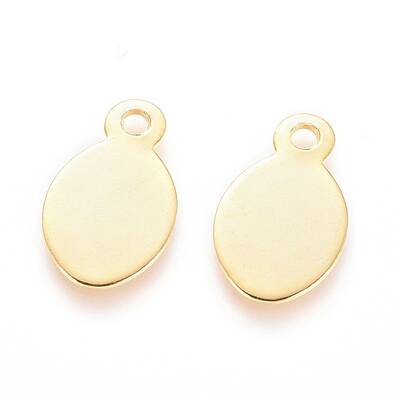 304 Stainless Steel Stamping Blank Tag Pendants