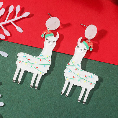 Christmas Acrylic Stud Earrings