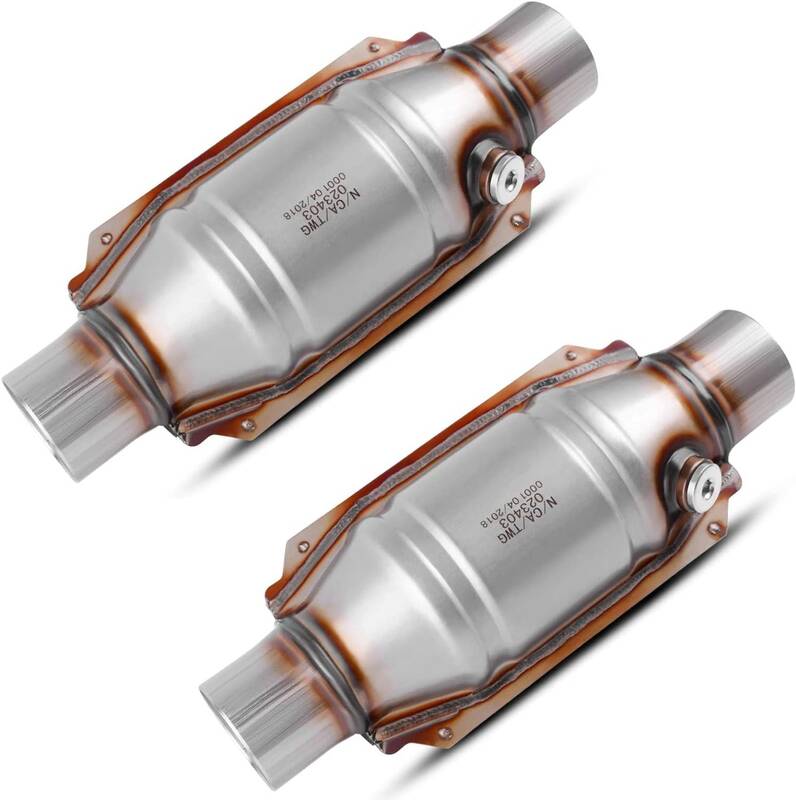 YITAMOTOR® ATCC10082 2-Pack Universal Catalytic Converter, 2.25\