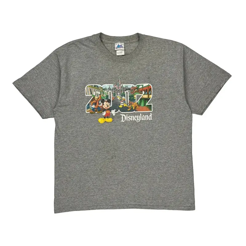 Made In Usa Disney Graphic T-Shirt - XL Grey Cotton Blend