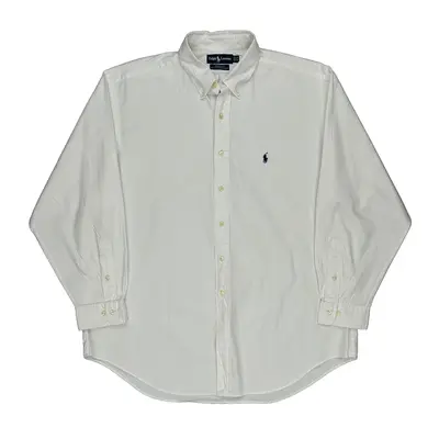 Yarmouth Ralph Lauren Shirt - XL White Cotton