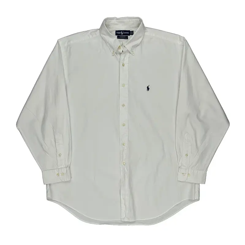 Yarmouth Ralph Lauren Shirt - XL White Cotton