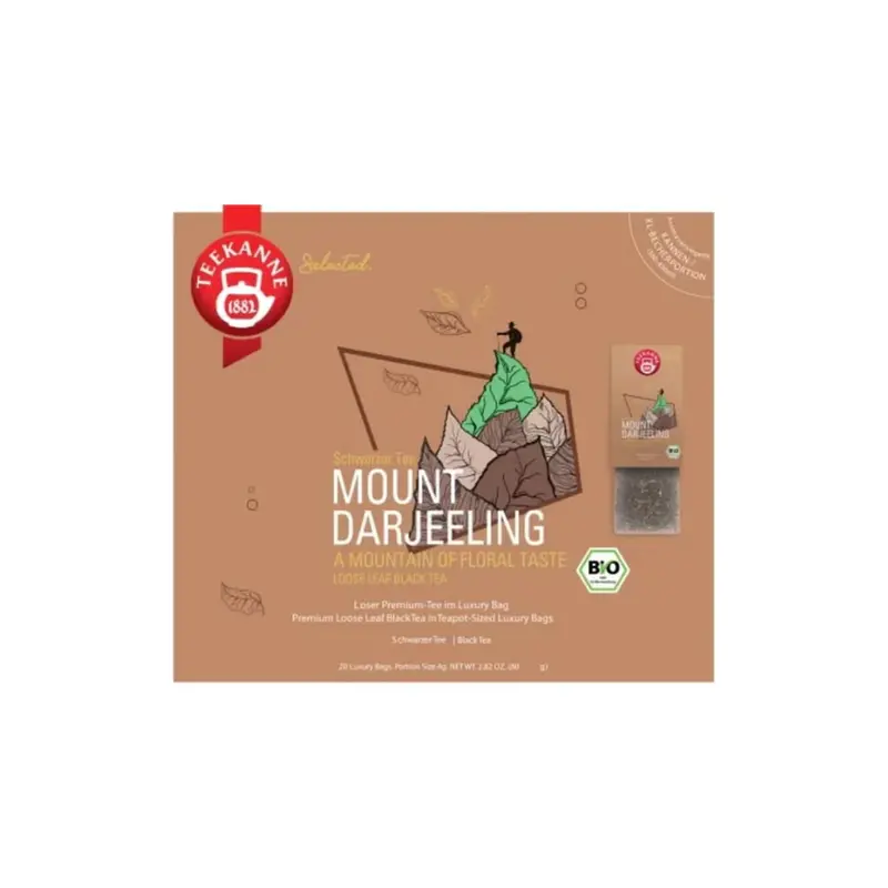 Teekanne Bio Luxury Bag - Mount Darjeeling, 20 sachets (80 g)