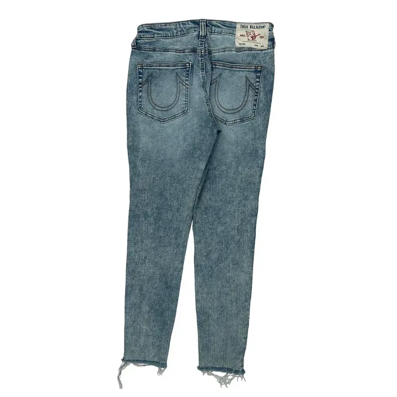 True Religion Skinny Jeans - 30W UK 10 Light Wash Cotton Blend