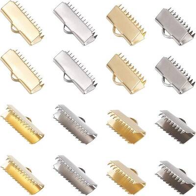 304 Stainless Steel Ribbon Crimp Ends