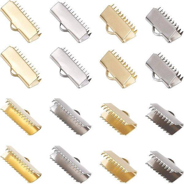 304 Stainless Steel Ribbon Crimp Ends