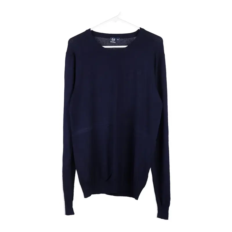 Sergio Tacchini Jumper - Medium Navy Wool Blend