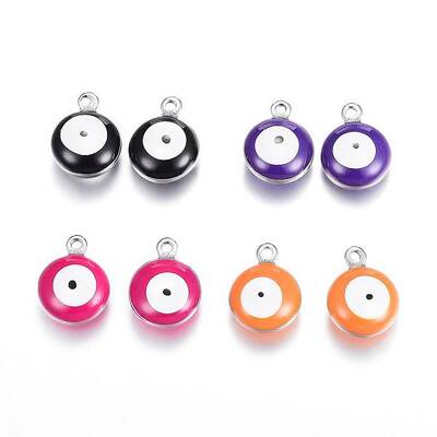 304 Stainless Steel Enamel Charms