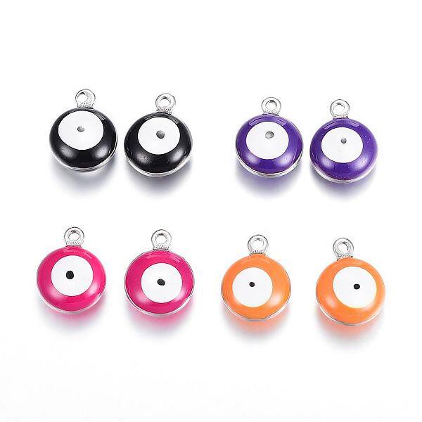 304 Stainless Steel Enamel Charms