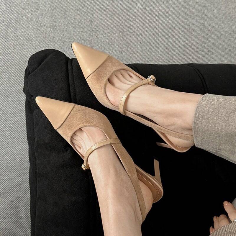 CHIKO Jayleen Pointy Toe Stiletto Slingback Shoes