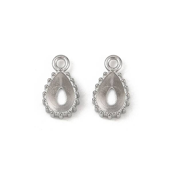 304 Stainless Steel Pendant Cabochon Settings