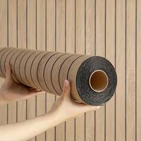 Wood Grain Pattern Wall Sticker, Self-adhesive Vinyl Wall Tile, Wall Panels Roll, Multipurpose Wall Decal for Home Living Roo...