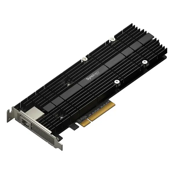 E10M20-T1 Synology PCI Express 3.0 x8 M.2 & 10GbE Ethernet Combo Adapter Card for Performance Acceleration