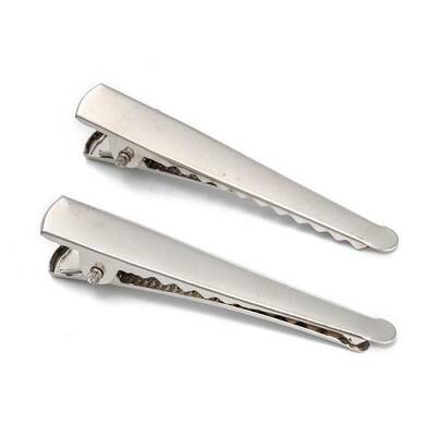 Iron Alligator Hair Clip Findings