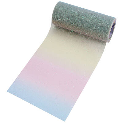 10 Yards Rainbow Color Polyester Tulle Fabric Rolls